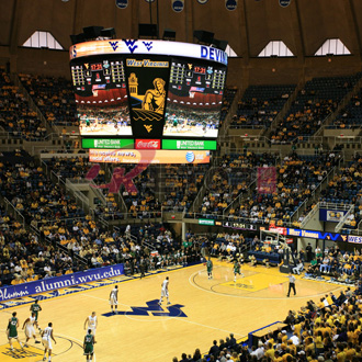 Funnel-shaped LED Display for Basketball Stadium